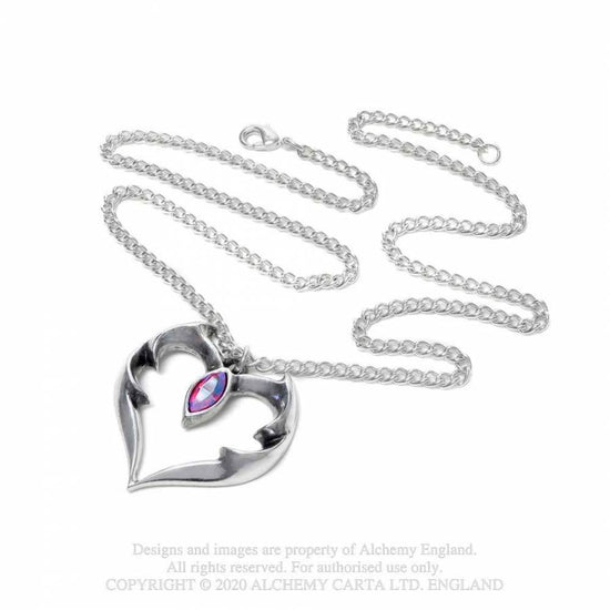Alchemy Gothic Pendant Necklace Batheart the Vampire's Kiss - QHA UK