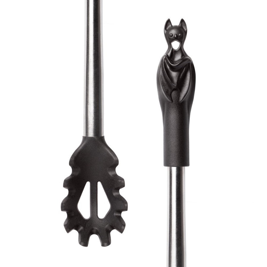 Alchemy Gothic Pasta Spoon Black Bat - QHA UK