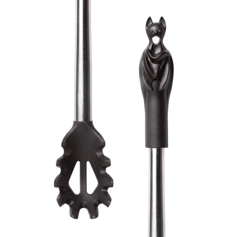 Alchemy Gothic Pasta Spoon Black Bat - QHA UK