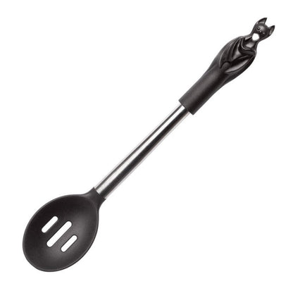 Alchemy Gothic Slotted Spoon Black Bat - QHA UK
