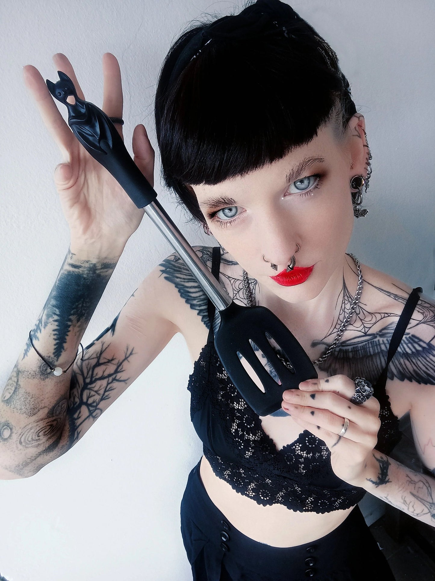 Alchemy Gothic Spatula Black Bat - QHA UK