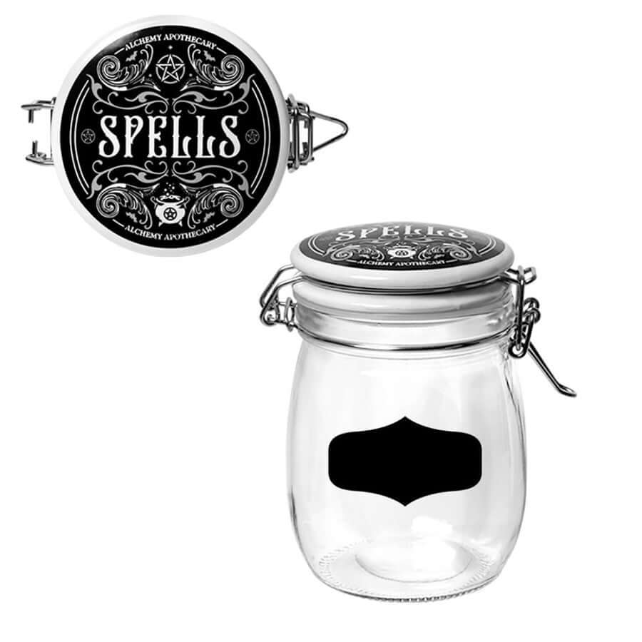 Alchemy Gothic Storage Jars Curses, Tricks and Spells - QHA UK