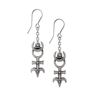 Alchemy Gothic Earrings Dee's Monad - QHA UK