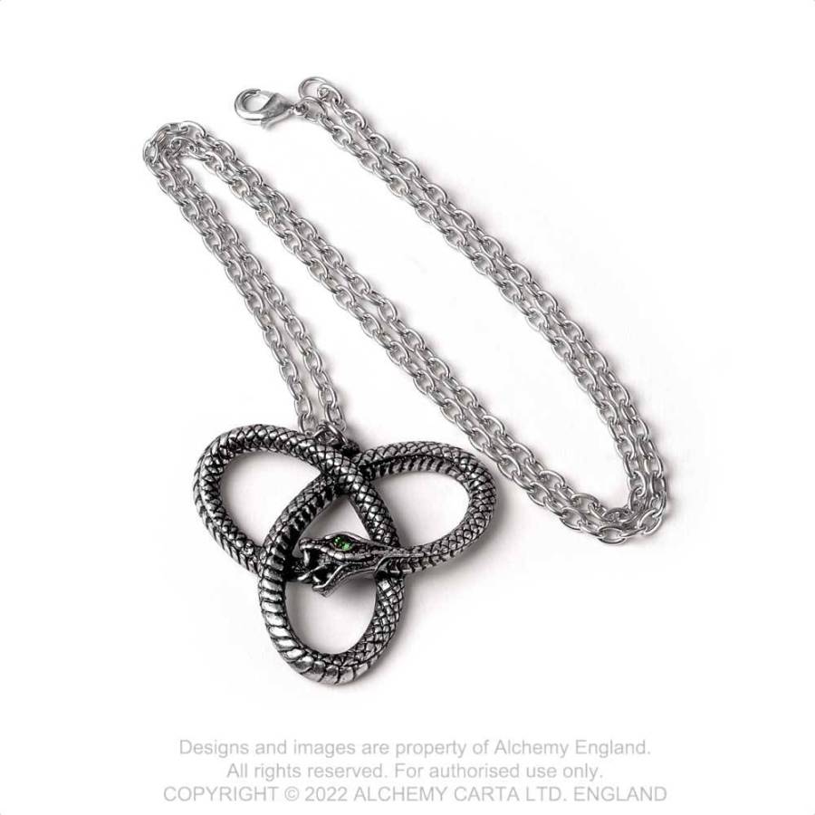 Alchemy Gothic Necklace Eve's Triquetra Pendant - QHA UK