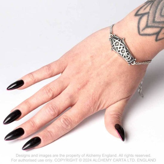 Alchemy Gothic Bracelet Hex Coffin - QHA UK