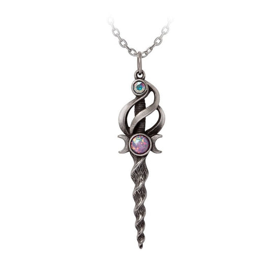 Alchemy Gothic Pendant Lunacorn Wand - QHA UK