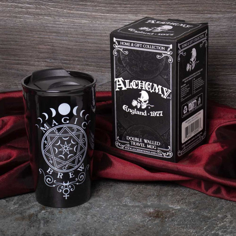 Alchemy Gothic Mug Magic Brew Ceramic Travel - QHA UK
