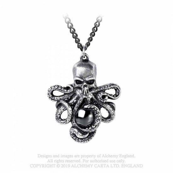 Alchemy Gothic Necklace Mammon of the Deep Pendant - QHA UK