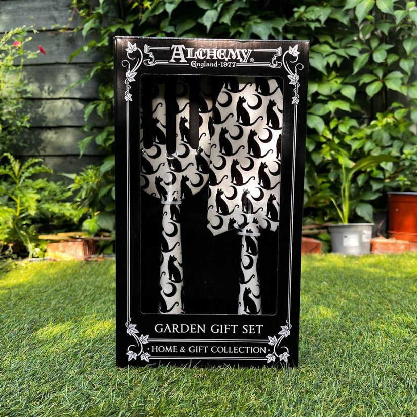 Alchemy Gothic Garden Gift Set Midnight Cat and Moon - QHA UK