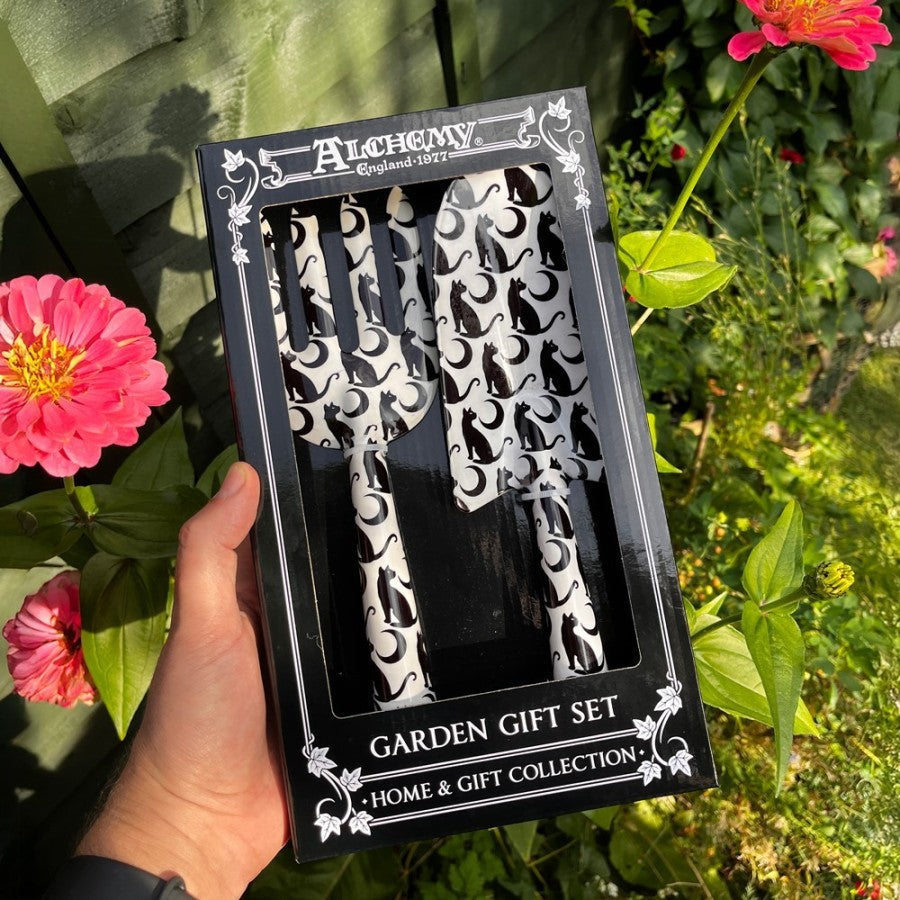 Alchemy Gothic Garden Gift Set Midnight Cat and Moon - QHA UK