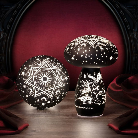 Alchemy Gothic Table Lamp Mycelia Dreams Toadstool - QHA UK