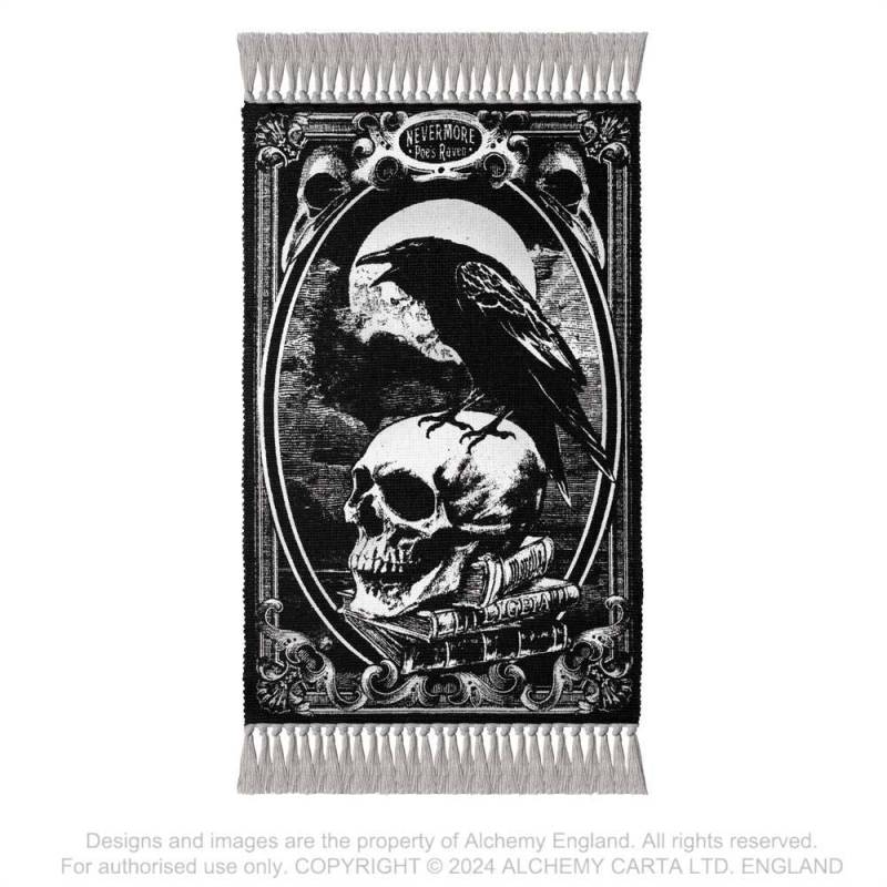 Alchemy Gothic Rug Poe's Raven - QHA UK