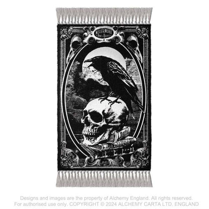 Alchemy Gothic Rug Poe's Raven - QHA UK