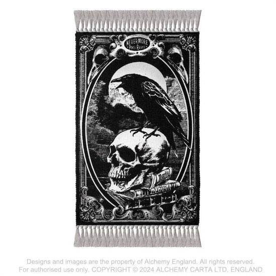 Alchemy Gothic Rug Poe's Raven - QHA UK