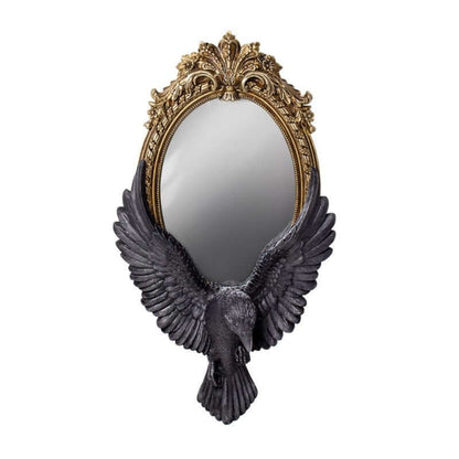 Alchemy Gothic Mirror Raven's Gaze Wall - QHA UK