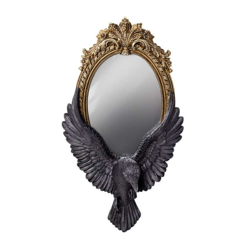 Alchemy Gothic Mirror Raven's Gaze Wall - QHA UK