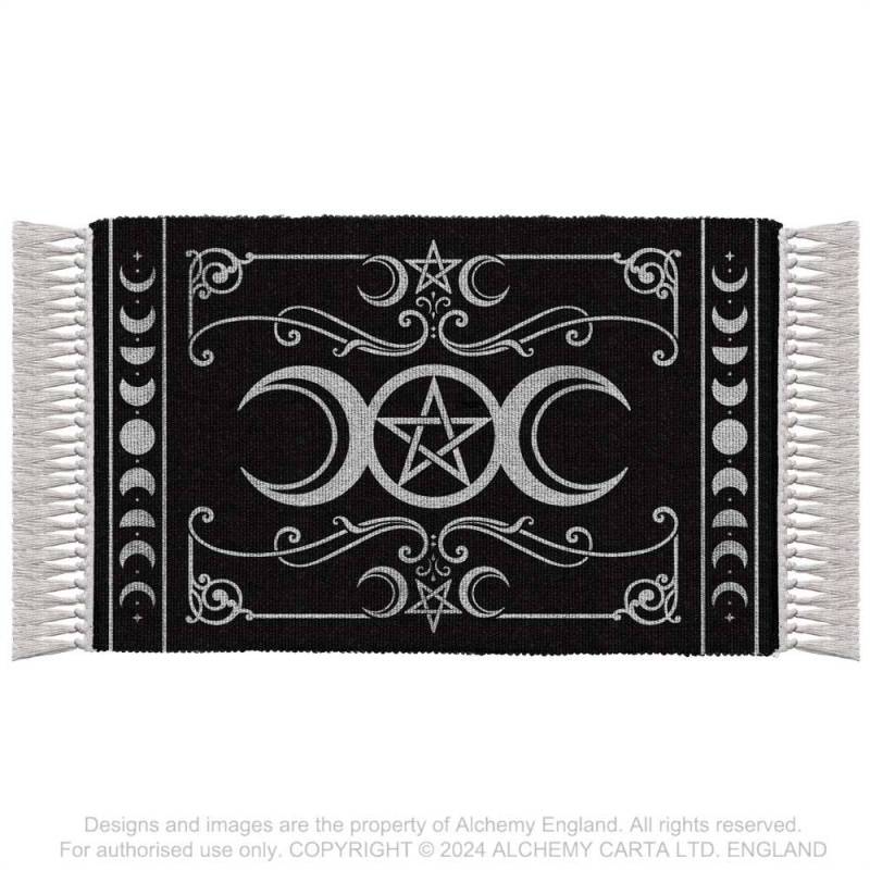 Alchemy Gothic Rug Triple Moon - QHA UK