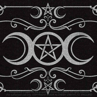 Alchemy Gothic Rug Triple Moon - QHA UK