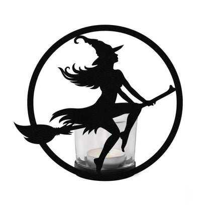 Alchemy Gothic Witch Tealight Holder Moonlight - QHA UK