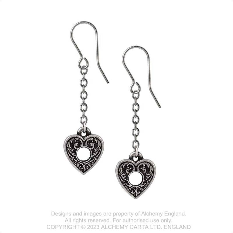 Alchemy Gothic Earrings Planchette Droppers - QHA UK