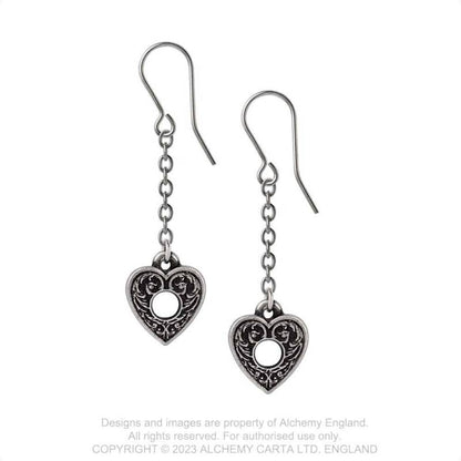 Alchemy Gothic Earrings Planchette Droppers - QHA UK