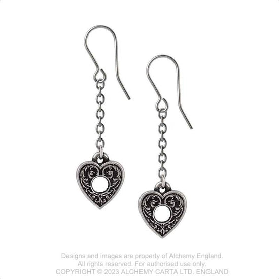 Alchemy Gothic Earrings Planchette Droppers - QHA UK