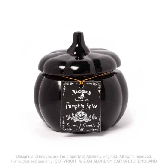 Scented Candle Alchemy Pumpkin Spice Small Glass Jar - QHA UK