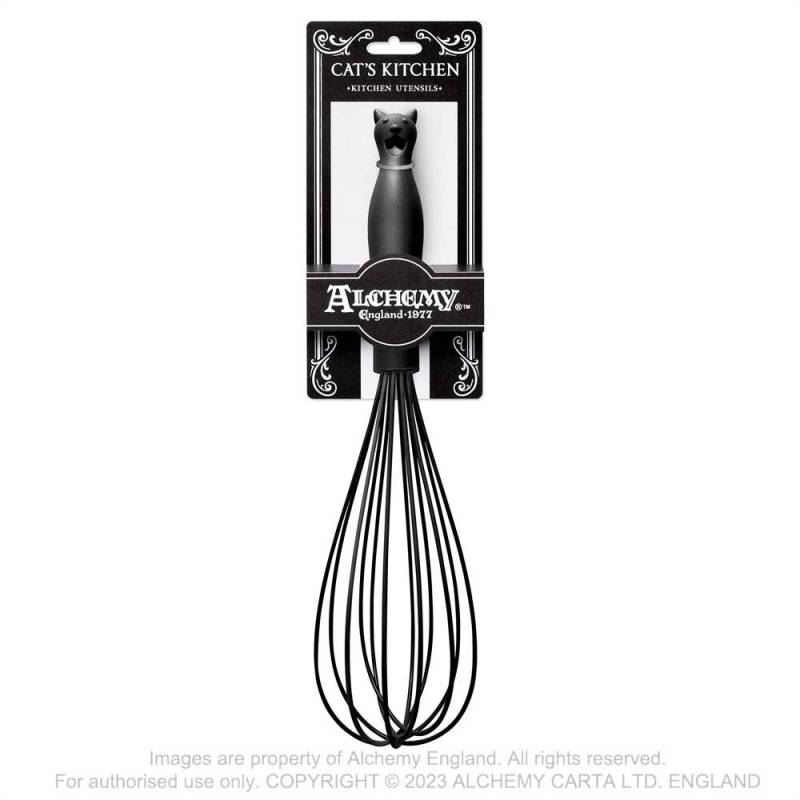 Alchemy Gothic Whisk Silicone Black Cat - QHA UK