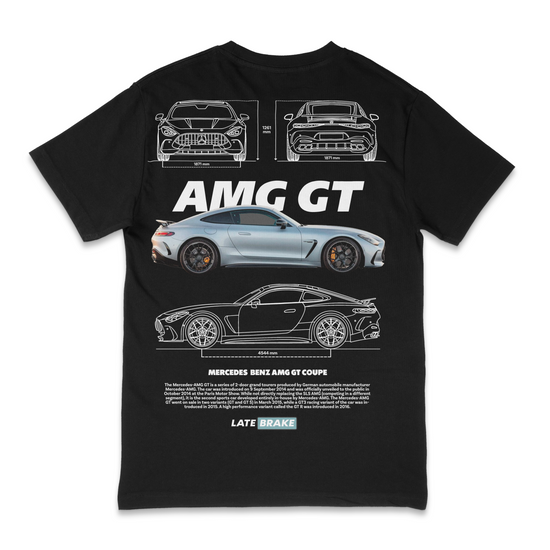Late Brake Amg Gt Drivers Collective T-Shirt Cotton Car Enthusiast - QHA UK