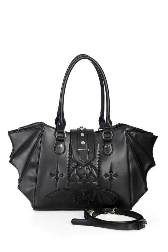 Banned Apparel Tote Bag Black Bat - QHA UK