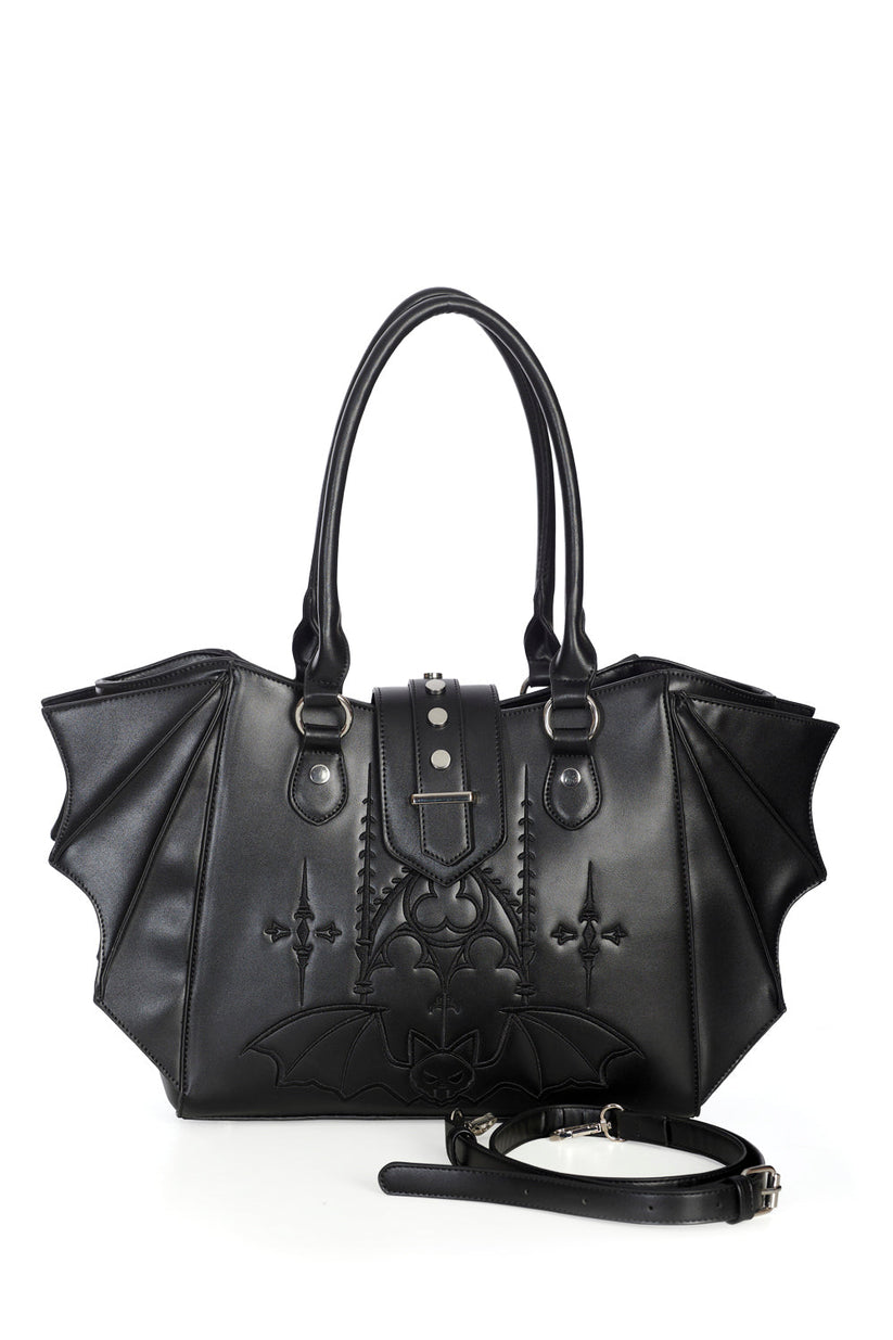 Banned Apparel Tote Bag Black Bat - QHA UK