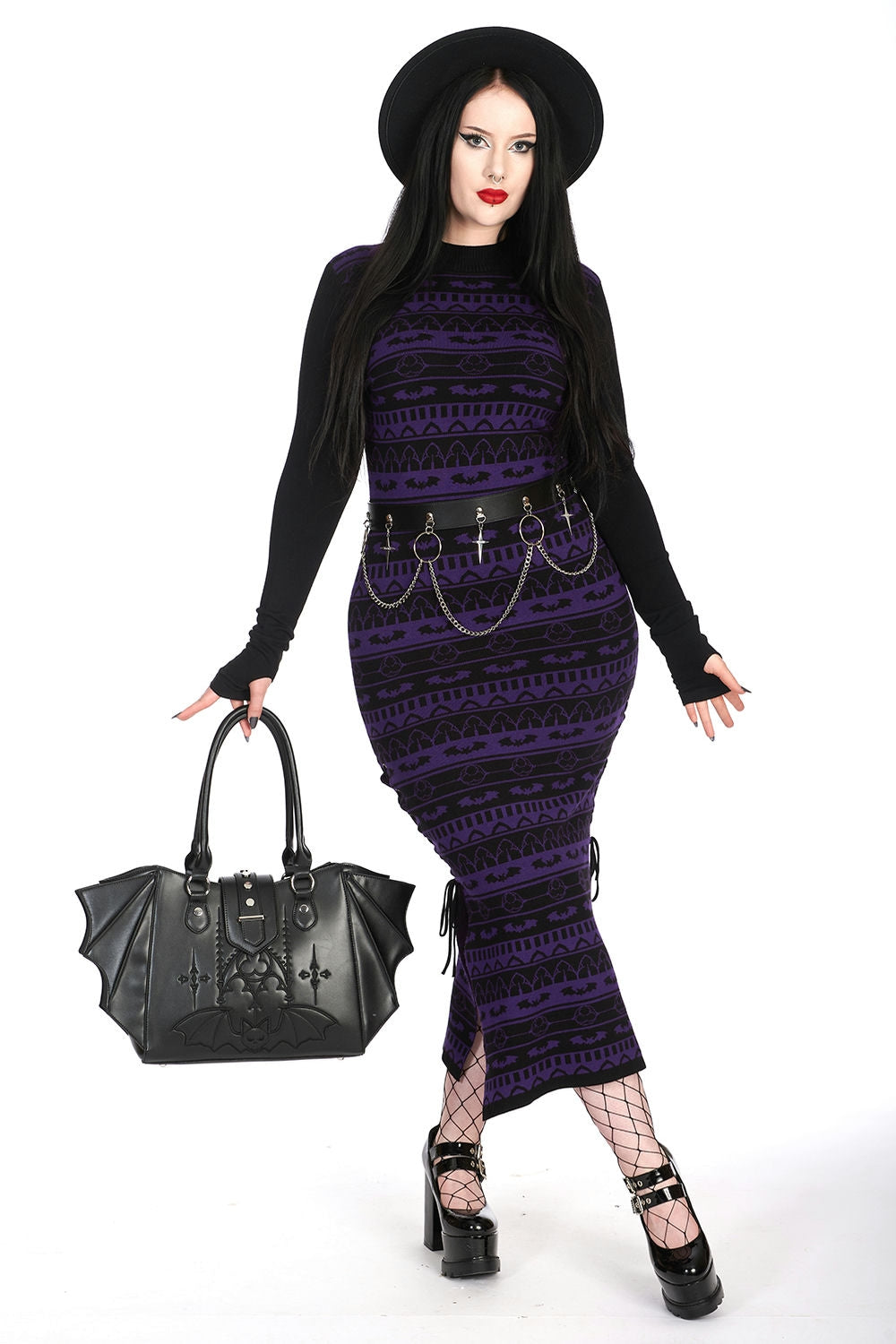 Banned Apparel Tote Bag Black Bat - QHA UK