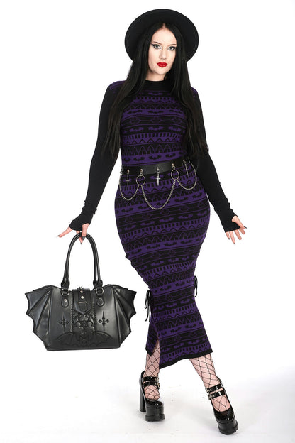 Banned Apparel Tote Bag Black Bat - QHA UK
