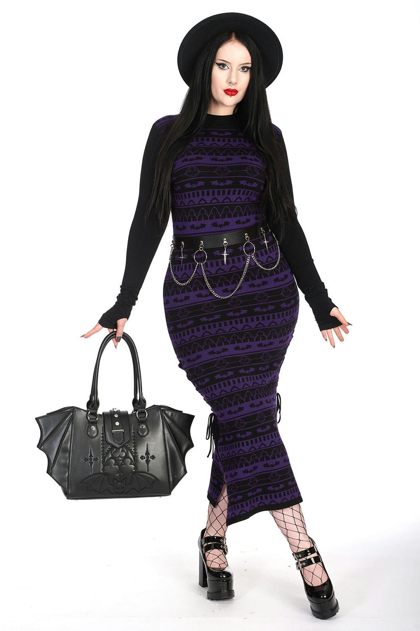 Banned Apparel Tote Bag Black Bat - QHA UK