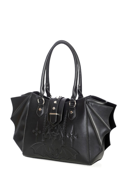 Banned Apparel Tote Bag Black Bat - QHA UK