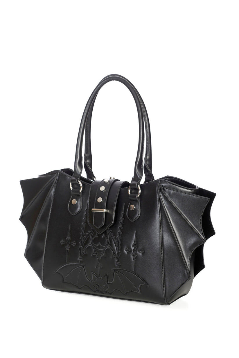 Banned Apparel Tote Bag Black Bat - QHA UK