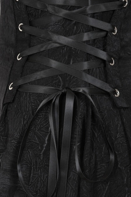 Banned Apparel Gothic High-Low Dress High-Low Black Asymmetric UK 8-22 - QHA UK