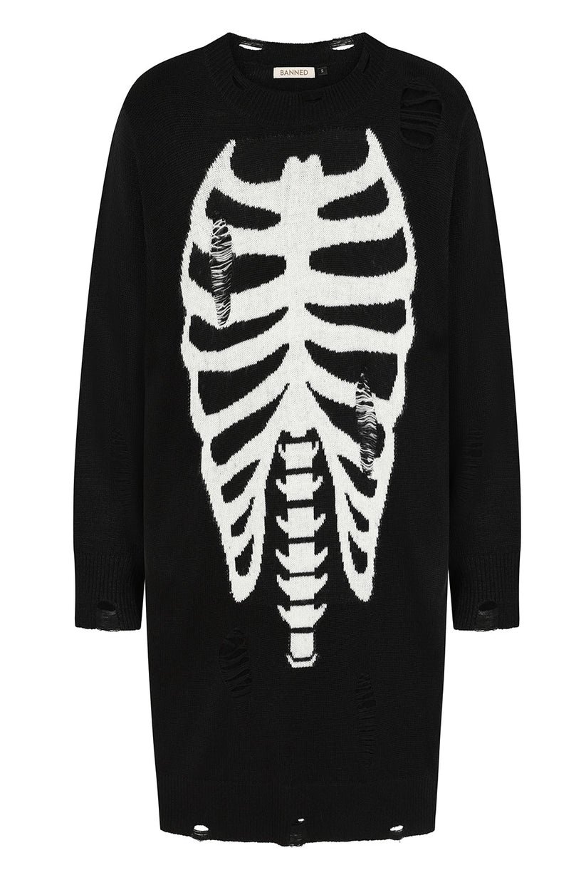 Banned Apparel Women's Dress Melinoe Knit UK 10-16 - QHA UK
