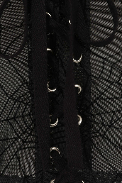 Banned Apparel Mesh Top Seraphina Black UK 8-18 - QHA UK