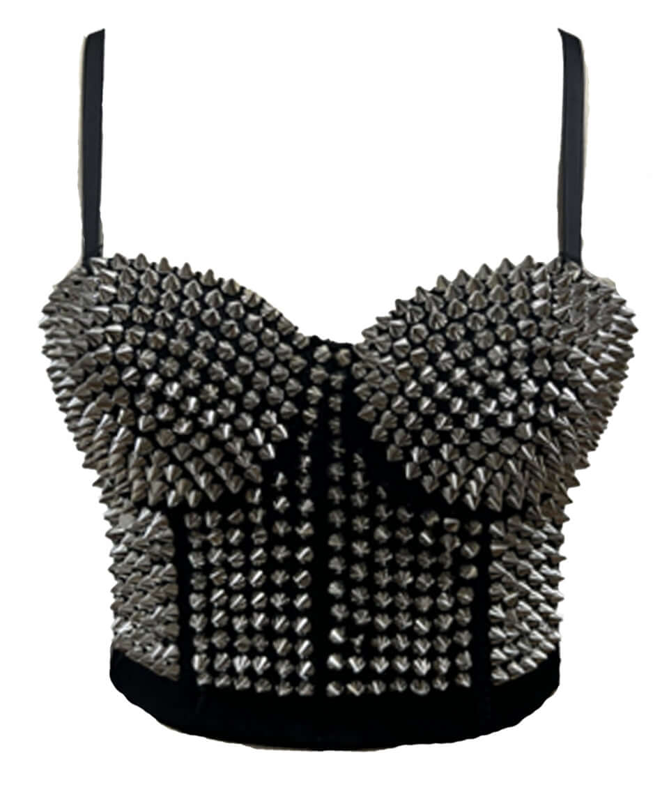 Banned Apparel Top Xenia Silver UK 8-16 - QHA UK