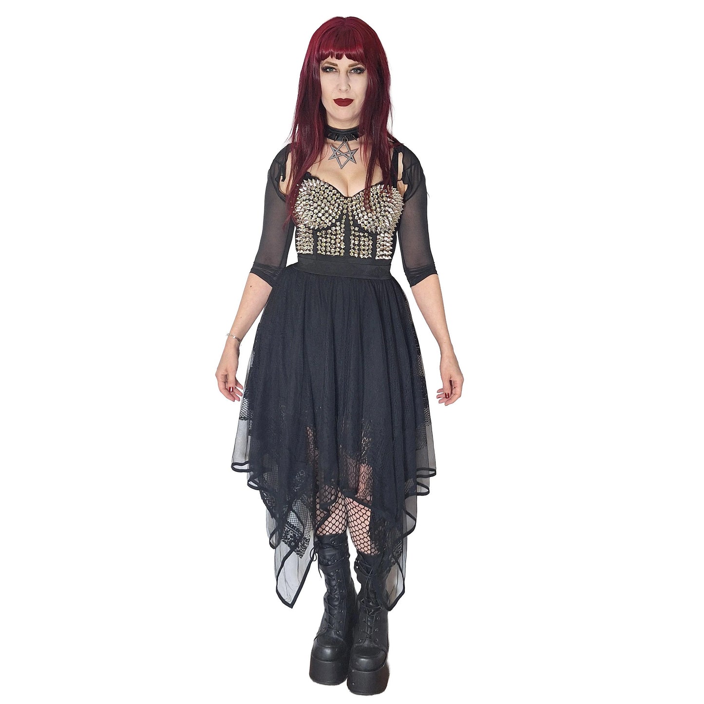Banned Apparel Top Xenia Silver UK 8-16 - QHA UK