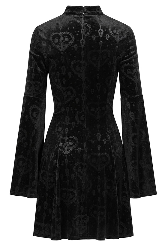 Banned Apparel Victorian Dress Lucinda Lace Black UK 8-18 - QHA UK
