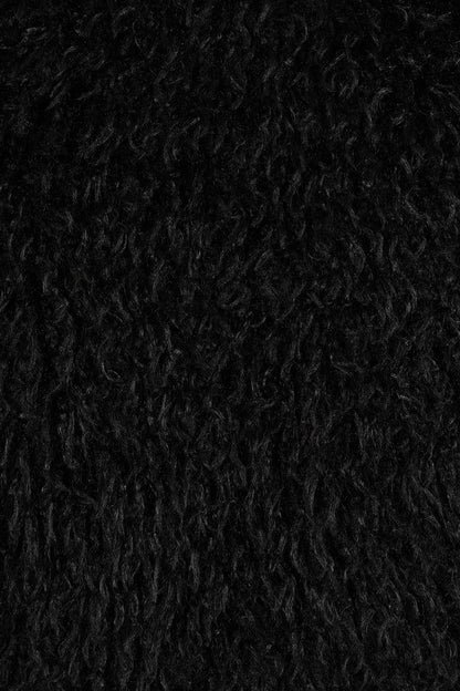 Bomber Jacket Banned Zafira Black Faux Fur Cropped UK 8-18 - QHA UK