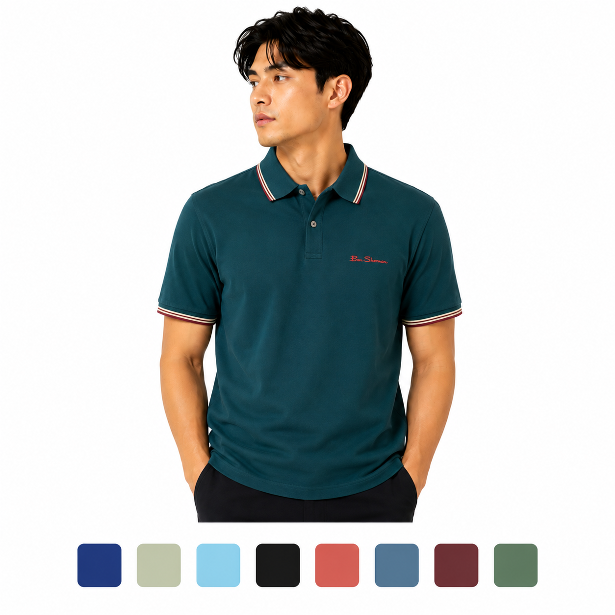 Ben Sherman Men's Signature Polo (59310) 2XL to 5XL, 8 Colours | Premi - QHA UK