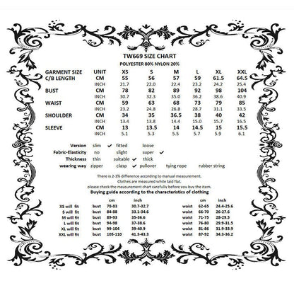 Women's Gothic Corset Top Black Floral Lace High-Neck Shoulder-Mantle - Collar Detail - QHA UK