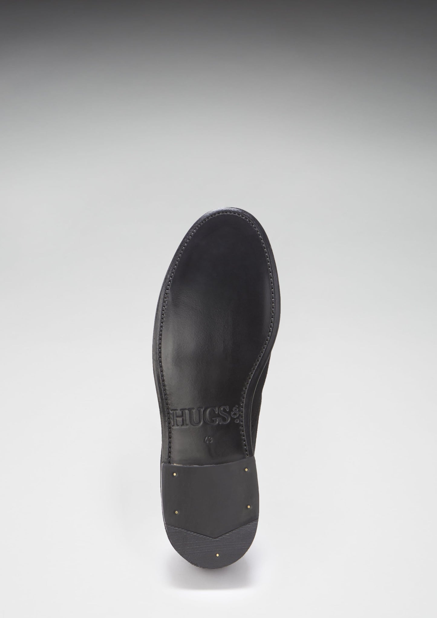 Hugs & Co Mens Black Suede Tasselled Brogues Welted Leather UK 7-14 - QHA UK