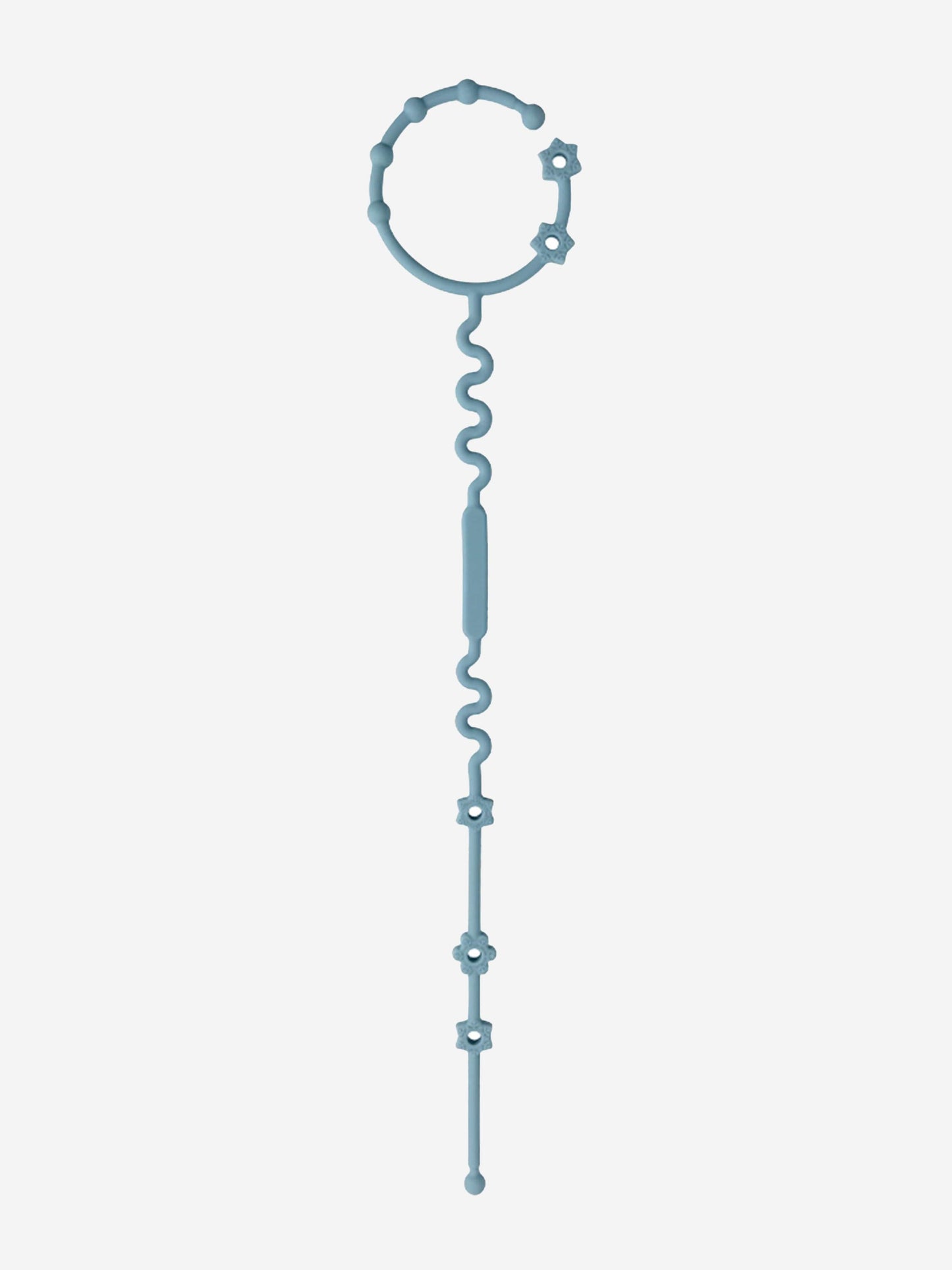 Bloom Bambini Adjustable Teether and Pacifier Clip in Blue - QHA UK