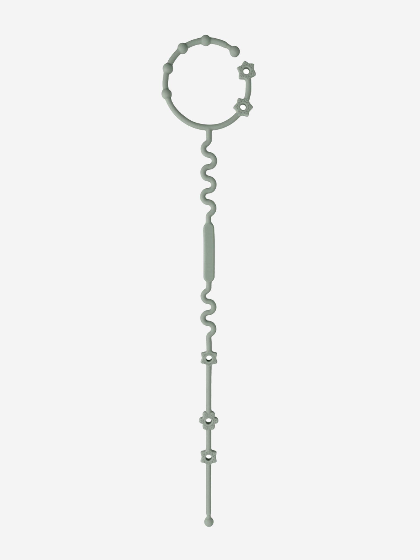 Bloom Bambini Adjustable Teether and Pacifier Clip in Green - QHA UK