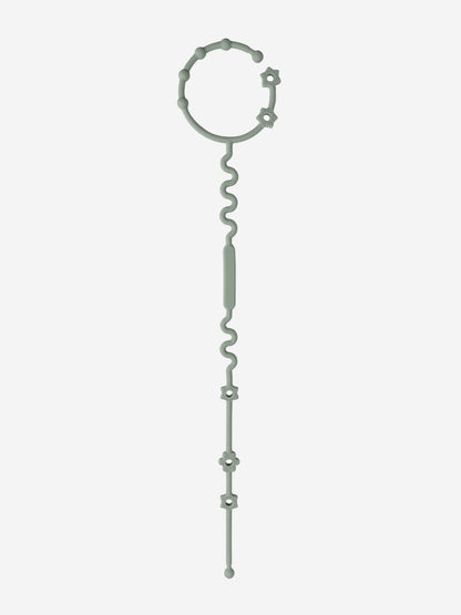 Bloom Bambini Adjustable Teether and Pacifier Clip in Green - QHA UK