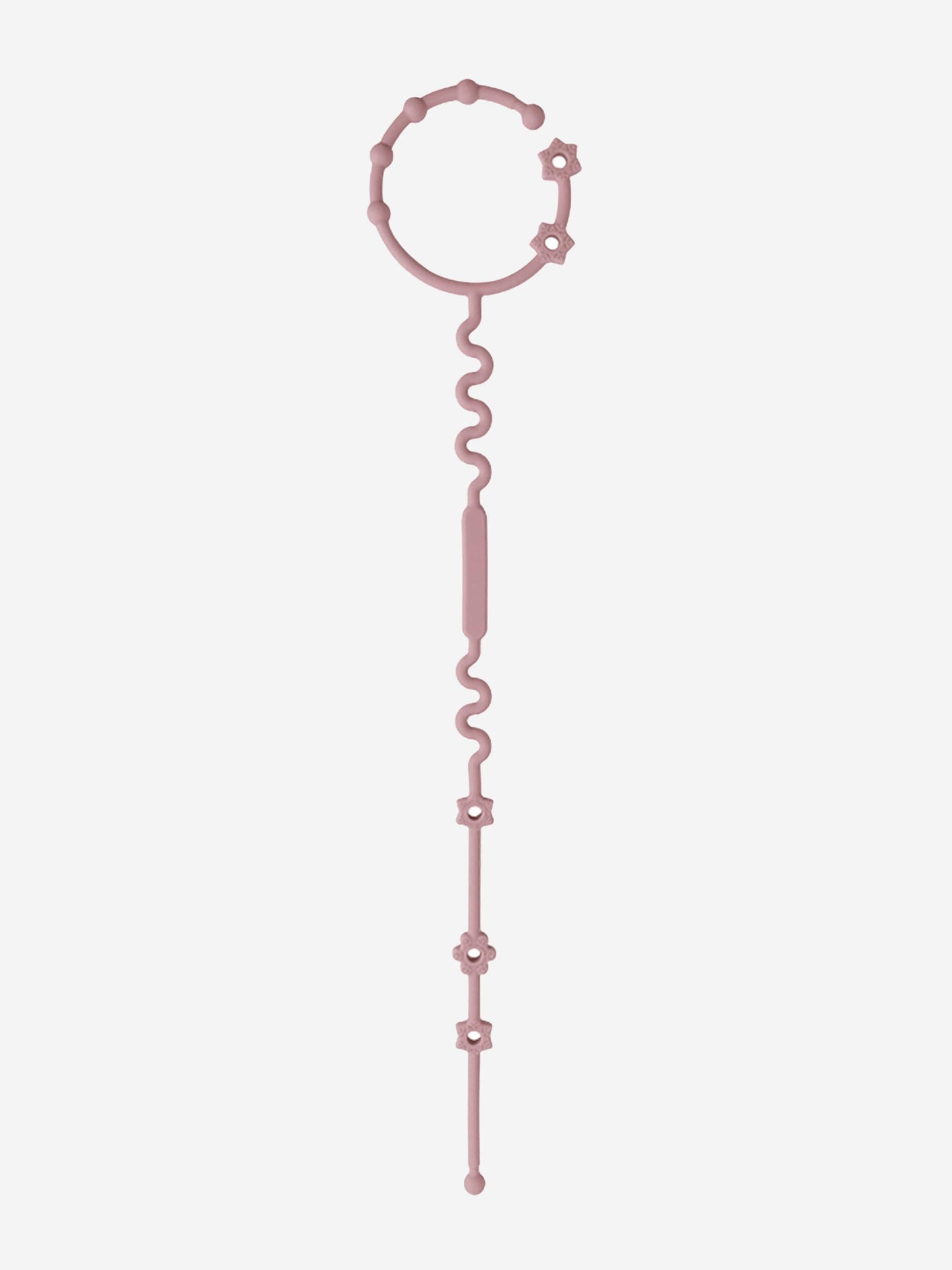 Bloom Bambini Adjustable Teether and Pacifier Clip in Purple - QHA UK